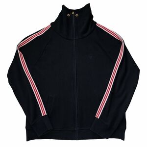 LAUREN Ralph Lauren Black High Neck Full Zip Sweatshirt Track Jacket Medium